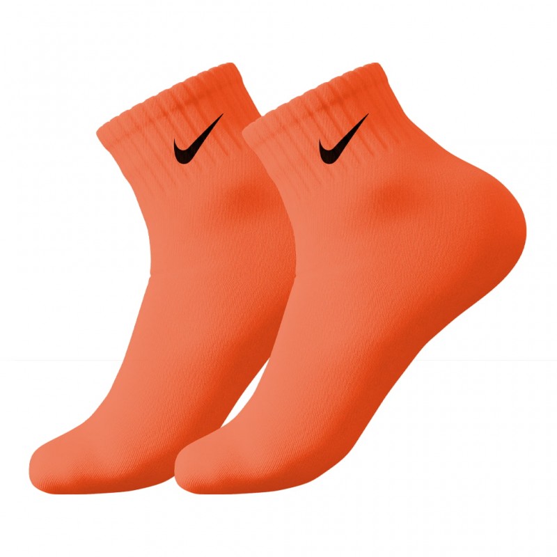 جوراب ورزشی کوتاه مچی نایکی مدل NSC-650 | نارنجی
