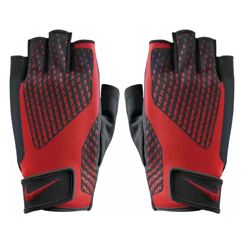 دستکش بدنسازی مردانه نایکی مدل CORE LOCK TRAINING | مشکی/نارنجی