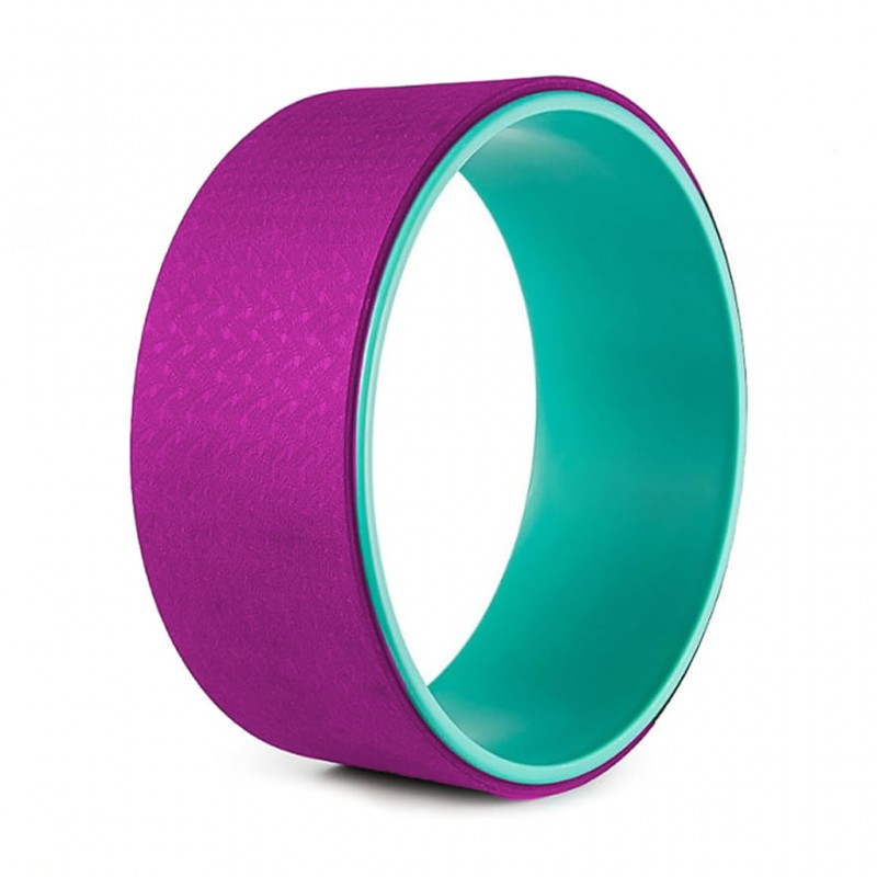 چرخ بدنسازی یوگا ویل حرفه ای مدل YWL-350 | بنفش/سبز