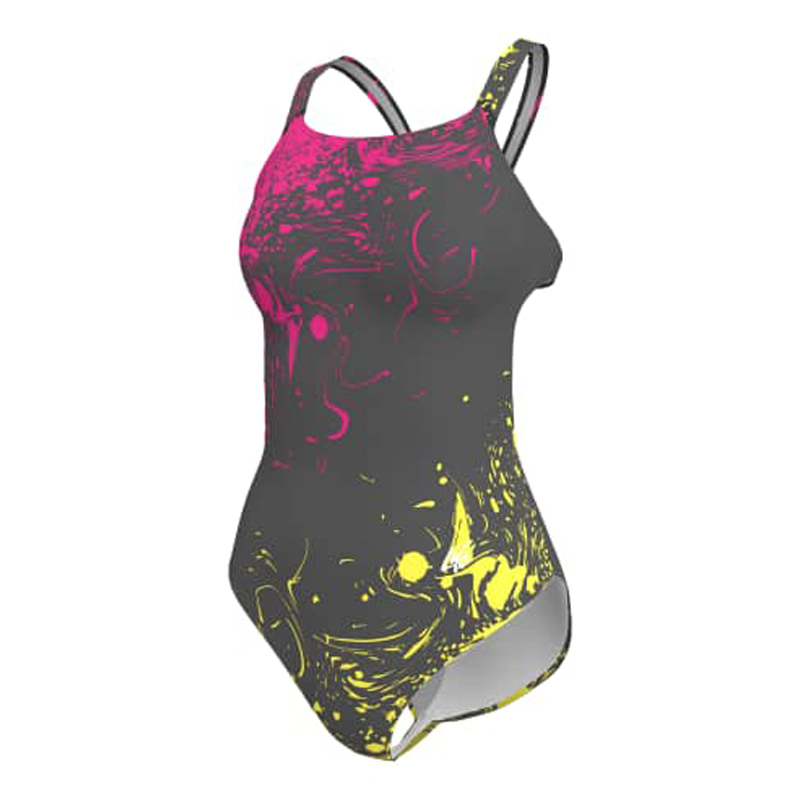 مایو شنا زنانه یک تکه مدل MZ300-S | اسلیپ | چند رنگ