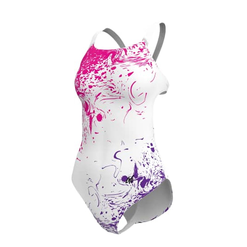 مایو شنا زنانه یک تکه مدل MZ400-S | اسلیپ | چند رنگ