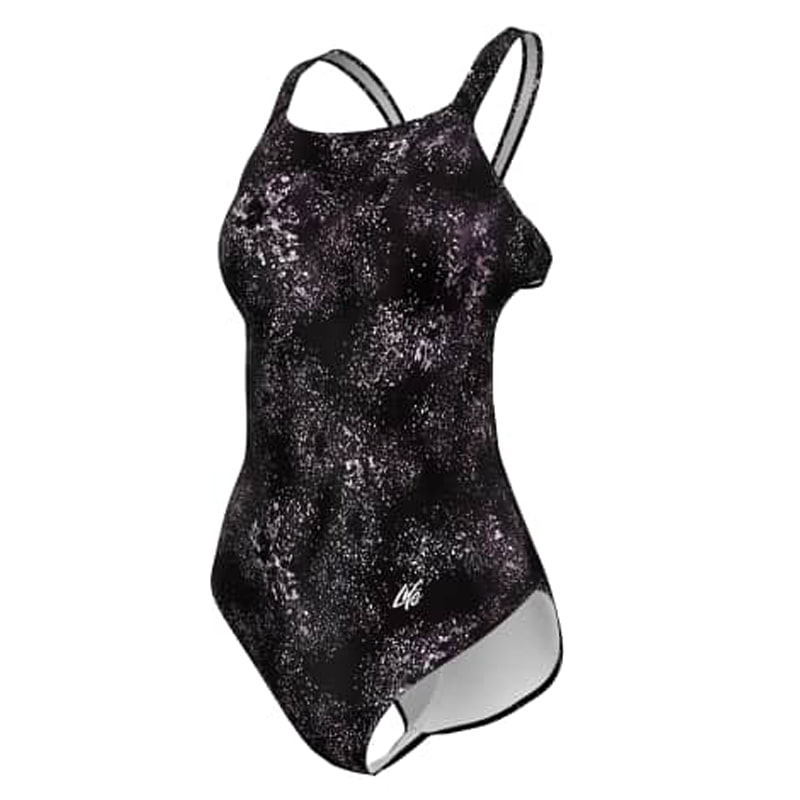 مایو شنا زنانه یک تکه مدل MZ1200-S | اسلیپ | مشکی