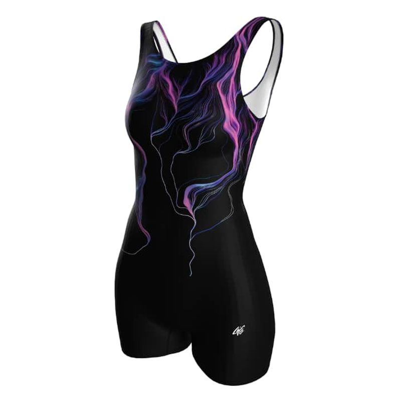 مایو شنا زنانه یک تکه مدل MZ450-P |  پادار | طرح دار