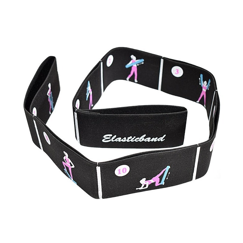 کش ایروبیک CLX یوگا مگافیتنس مدل MF-1800-A | قدرت قوی | اورجینال | مشکی