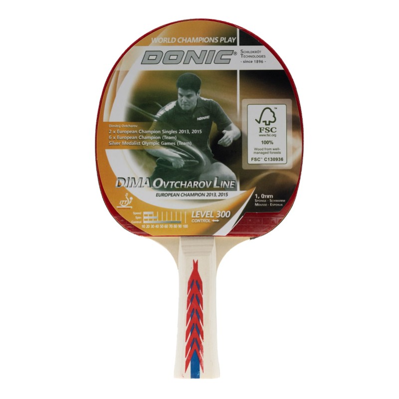 راکت پینگ پنگ دونیک مدل DONIC DIMA Ovtcharov Line OLK-300 | لول 300
