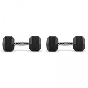 دمبل بدنسازی روکش دار شش ضلعی نیورکورد | بسته دو عددی | 5 کیلوگرم