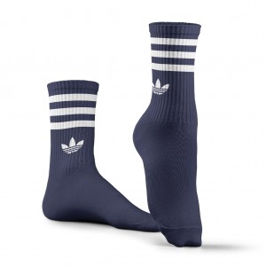 جوراب ورزشی ساق بلند آدیداس مدل ASB-600 | سرمه ای