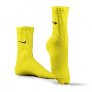 جوراب ورزشی ساق بلند نایکی مدل NSB-700 | زرد