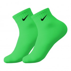 جوراب ورزشی کوتاه مچی نایکی مدل NSC-1450 | سبز روشن