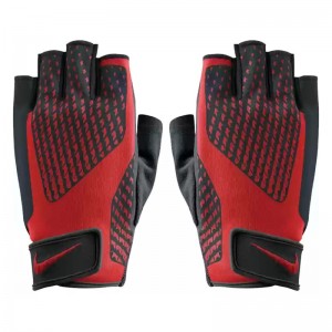 دستکش بدنسازی مردانه نایکی مدل CORE LOCK TRAINING | مشکی/نارنجی