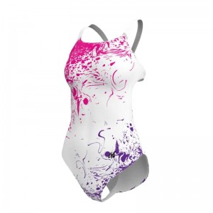 مایو شنا زنانه یک تکه مدل MZ400-S | اسلیپ | چند رنگ