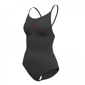 مایو شنا زنانه یک تکه مدل MZ900-S | اسلیپ | مشکی