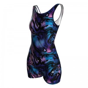 مایو شنا زنانه یک تکه مدل MZ150-P |  پادار | طرح دار