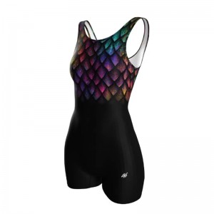 مایو شنا زنانه یک تکه مدل MZ750-P |  پادار | طرح دار