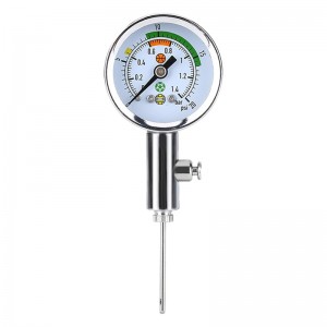 فشارسنج باد توپ مدل EF-1080-C | BAROMETER |  استیل | اورجینال
