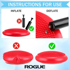 نیم دایره تعادلی کوشن بال روگ ROGUE مدل RO-2364.01 | حرفه ای | بنفش