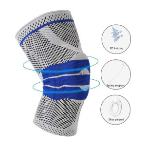 زانوبند طبی آتل دار حرفه ای مدل CHAOBALONG KNEE SUPPORT 9510 | مشکی | اورجینال