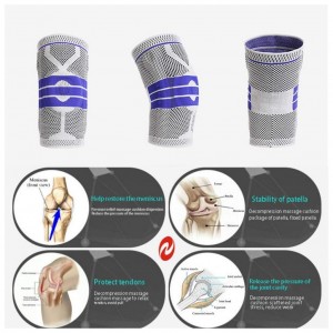 زانوبند طبی آتل دار حرفه ای مدل CHAOBALONG KNEE SUPPORT 9510 | مشکی | اورجینال