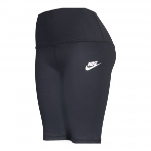 شلوارک بایکر کوتاه زنانه روی زانو نایکی مدل NIKE Women,s Biker Shorts-2025 | تنفسی | سبز یشمی