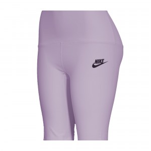 شلوارک بایکر کوتاه زنانه روی زانو نایکی مدل NIKE Women,s Biker Shorts-NB45681.01 | تنفسی | آبی نفتی