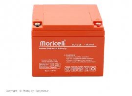 باتری 12 ولت 45 آمپر ساعت سیلد اسید .خارجی