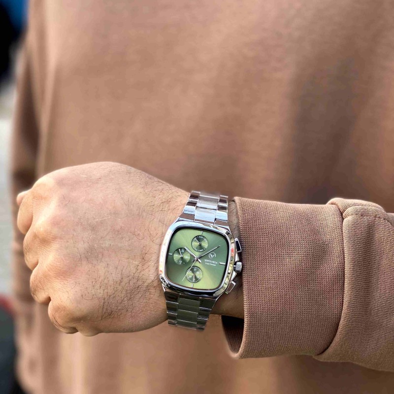 ساعت مچی ویتوریاصفحه مربعی مدلVT3185