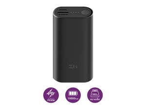 پاور بانک فست شارژ 10000 یو اس بی و تایپ سی شیائومی Xiaomi Zmi QB818 Power bank fast charge PD30W