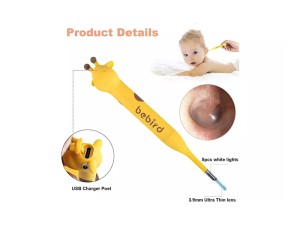 گوش پاک‌کن دوربین دار تخصصی شیائومی BEBIRD visual Giraffe ear cleaner D3 Pro wireless