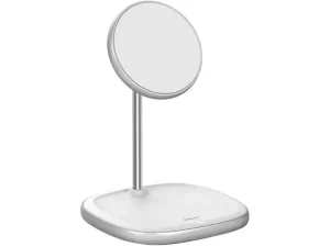 استند شارژر وایرلس بیسوس Baseus Swan Magnetic Desktop Bracket Wireless Charger