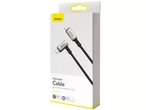 کابل شارژ سریع و انتقال داده تایپ سی به تایپ سی بیسوس Baseus Hammer Type-c PD Cable 1.5M