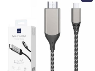 کابل تایپ سی به اچ دی ام آی 1.2 متری ویوو WiWU Type-C to HDMI 4K cable X10L 1.2M