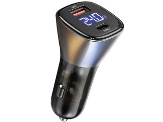 شارژر فندکی فست یو اس بی و تایپ سی 72 وات ویوو wiwu Car Charger PC500