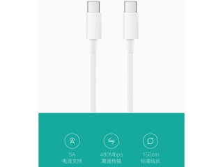 کابل شارژ تایپ سی به تایپ سی 1.5 متری شیائومی xiaomi SJX10CCZM type c to type c cable