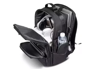 کوله پشتی پارچه ای ضد آب یو اس بی دار بنج مناسب تبلت و لپ تاپ تا 15.6 اینچ Bange BG-2601 Backpack with USB Port