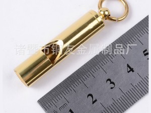 جاکلیدی برنجی طرح سوت Retro Brass Whistle Handmade Pure Brass