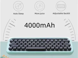 کیبورد بلوتوث شیائومی Xiaomi LOFREE Keyboard EH112S Retro Mechanical Bluetooth JZJP01