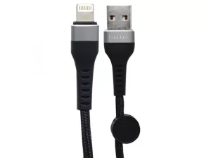 کابل شارژ و انتقال داده یو اس بی به لایتنینگ پاوربانکی 25 سانتی متری ارلدام Earldom EC-094i lightning Data Cable 25cm