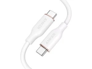 کابل سوپر فست شارژ تایپ سی به تایپ سی 100 وات 90 سانتی‌متری انکر Anker PowerLine III Flow USB-C to USB-C Cable A8552H11