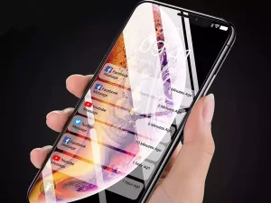 گلس جلو و پشت گوشی آیفون ایکس مکس بوف buff Hydrogel front and back screen protector iPhone XS Max