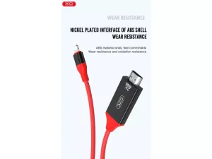 کابل اچ‌دی‌ام‌آی به لایتنینگ 1.8 متری ایکس او XO-GB006 Cable Lightning to HDMI &amp; USB 2K 60Hz 1.8M