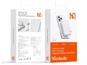 پاور بانک وایرلس مگنتی 20 وات 10000 مک دودو Mcdodo MC-510 Magnetic Wireless Charging 10000mAh 20W