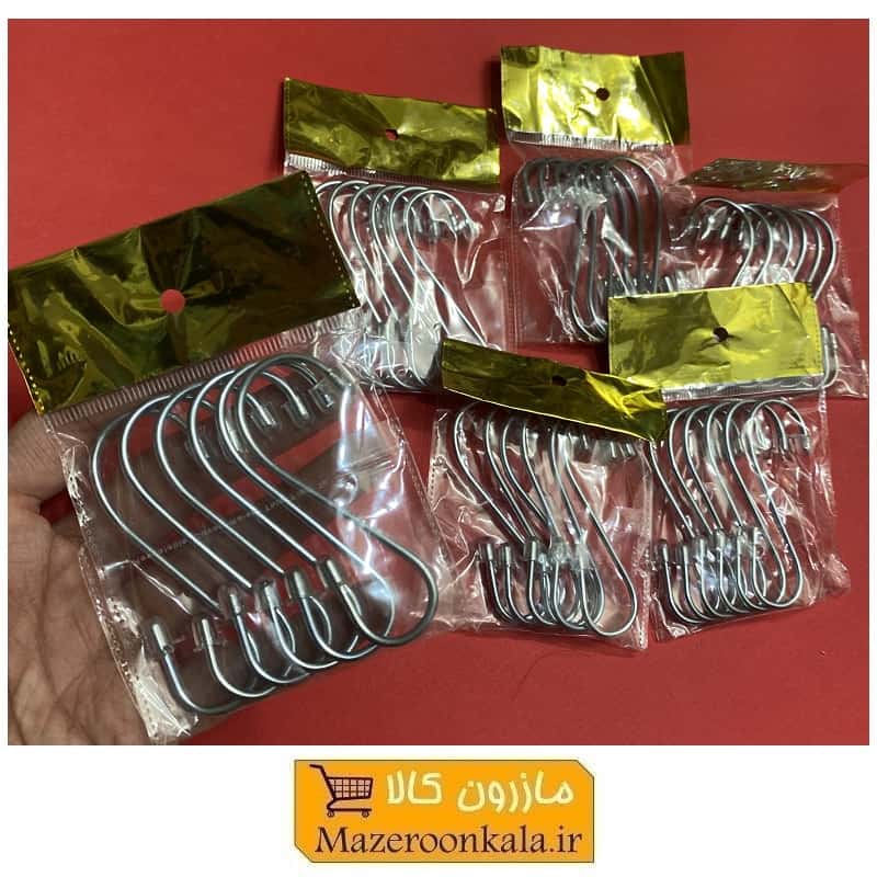 قلاب آشپزخانه طرح S بسته 6 عددی SOO-033