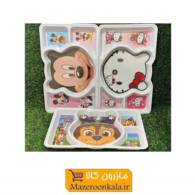 بشقاب غذا 5 خانه کودک SOO-077