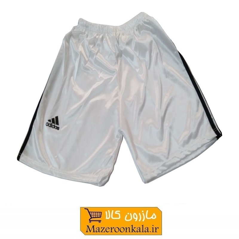 شلوارک و شورت ورزشی مردانه ارزان Adidas آدیداس سفید VLV-006-W