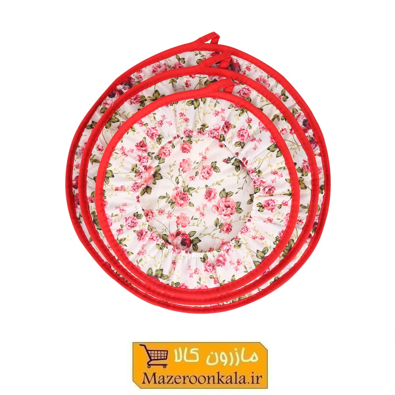 ست دم کنی 3 تکه برند ماندگار پارچه ای طرح متنوع SOO-096