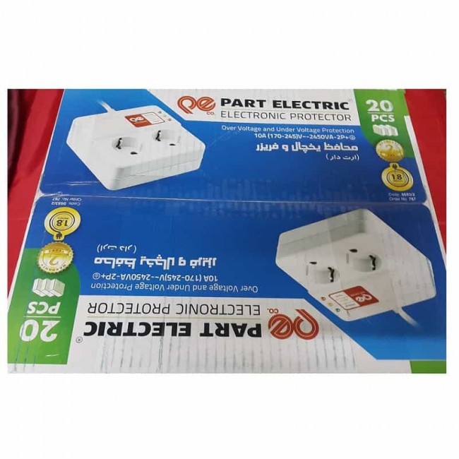محافظ برق یخچال و فریزر ۶ عددی PE767 پارت الکتریک OEMZ-001