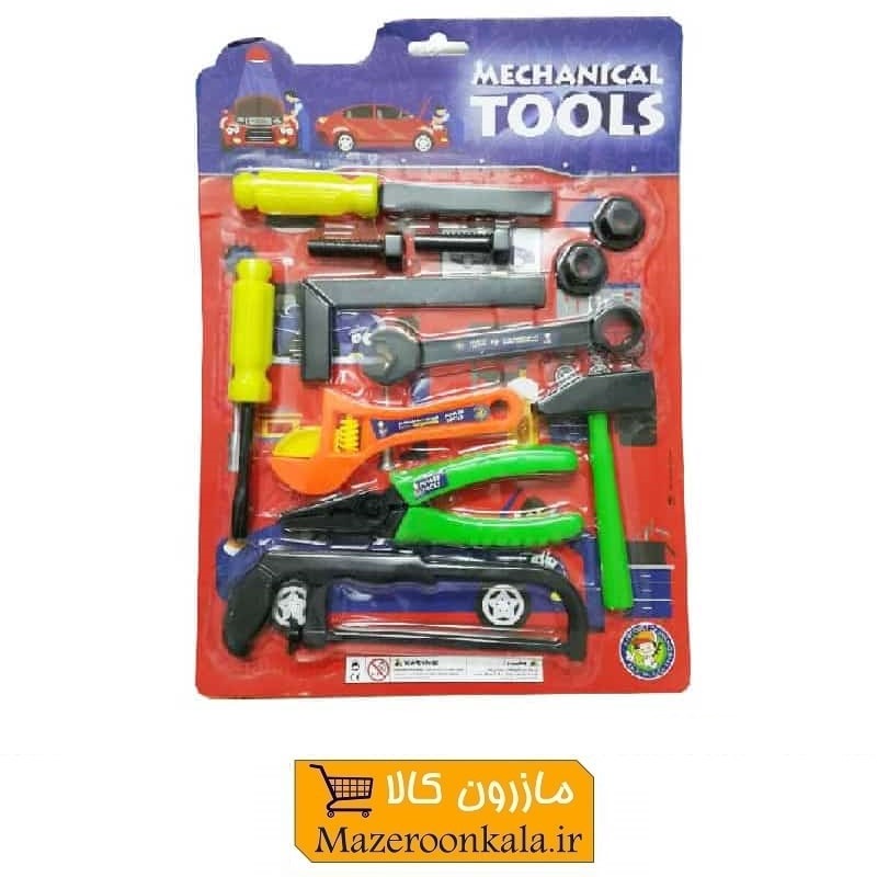 ست ابزار اسباب بازی مکانیکی کودکان ۱۲ عددی سایز متوسط TAB-001