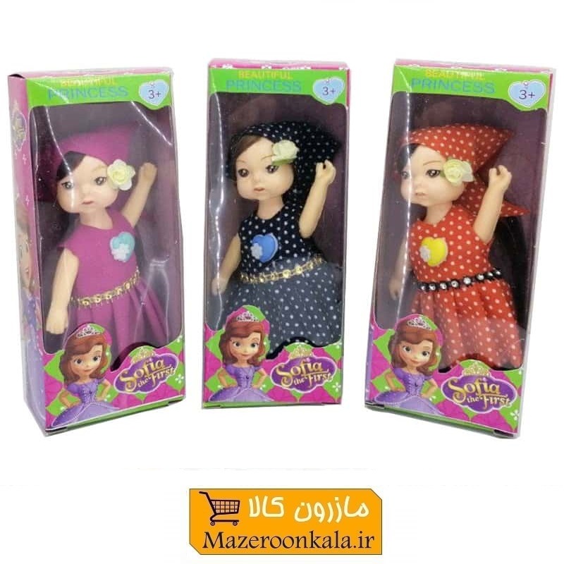 عروسک گوشتی طرح پرنسس سوفیا قد ۱۴ سانت TAR-008