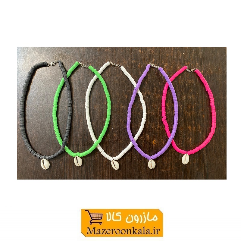 گردنبند فیمو پلاک صدف دخترانه و زنانه SOO-115