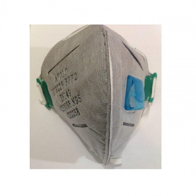 ماسک سوپاپ دار کربن فعال آپولو کد IMS-001